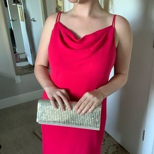 Hot pink MIDI Evan-Picone dress